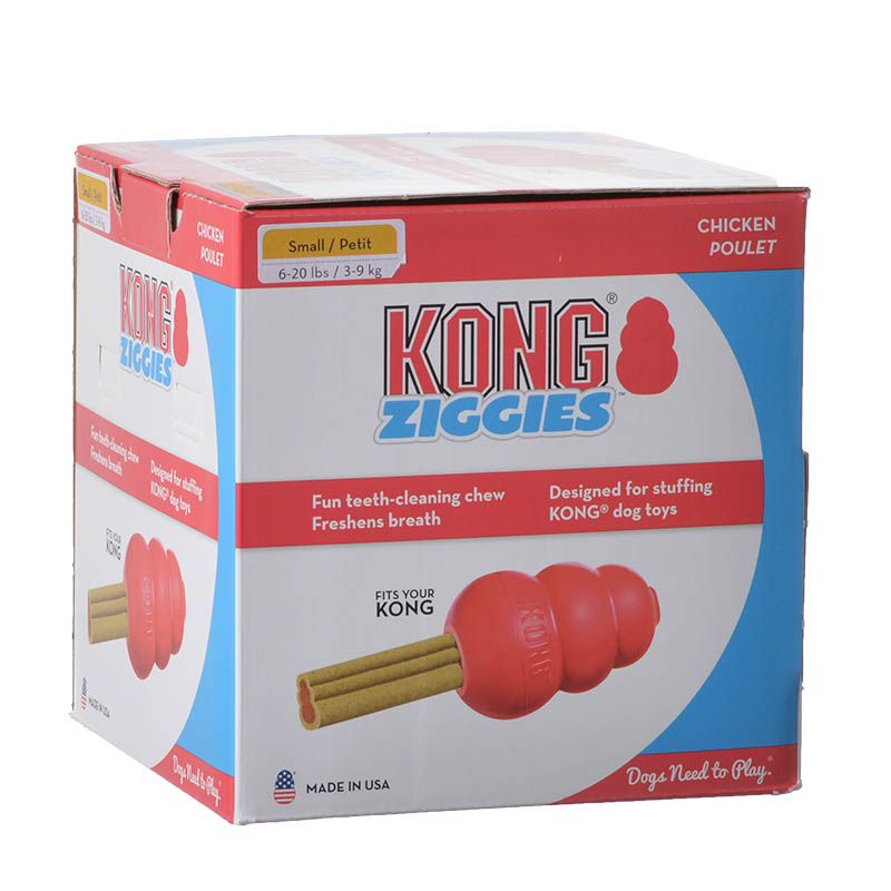 Kong Stuffn Ziggies - Adult Dogs - Original Recipe Small - 40 Piece