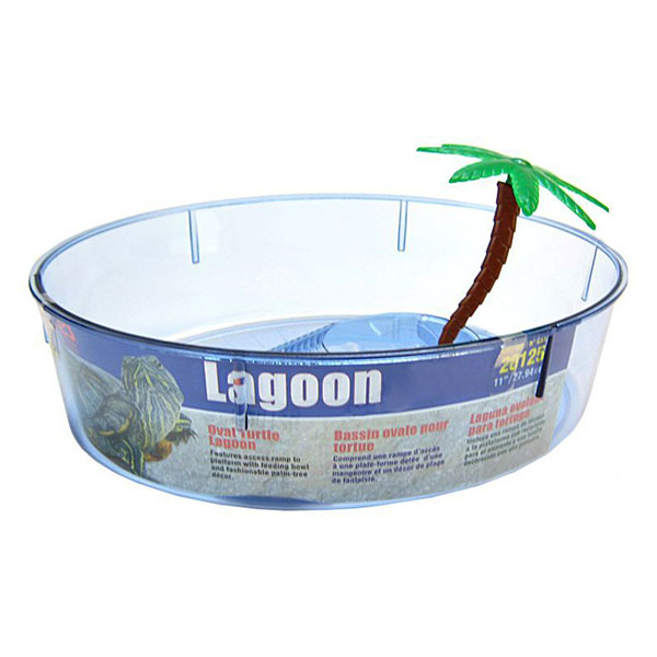 Lees Turtle Lagoon - Assorted Shapes - Oval Shaped - 11 in. L x 8 in. W x 3 in. H - 2 Pieces