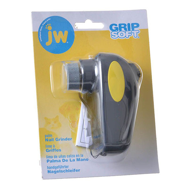 JW GripSoft Palm Nail Grinder for Dogs - Palm Nail Grinder - 4 in. Long