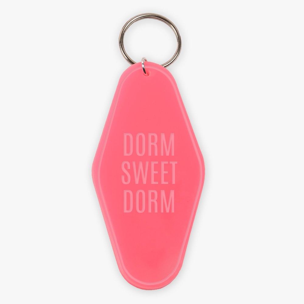 Personalized Acrylic Oval Keychain