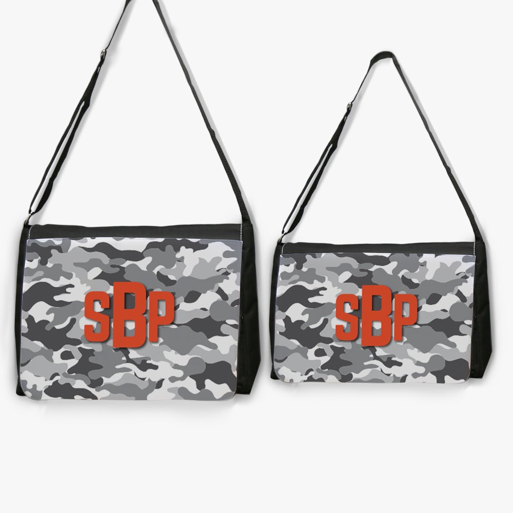 Personalized Camouflage Crossbody School Shoulder Bag