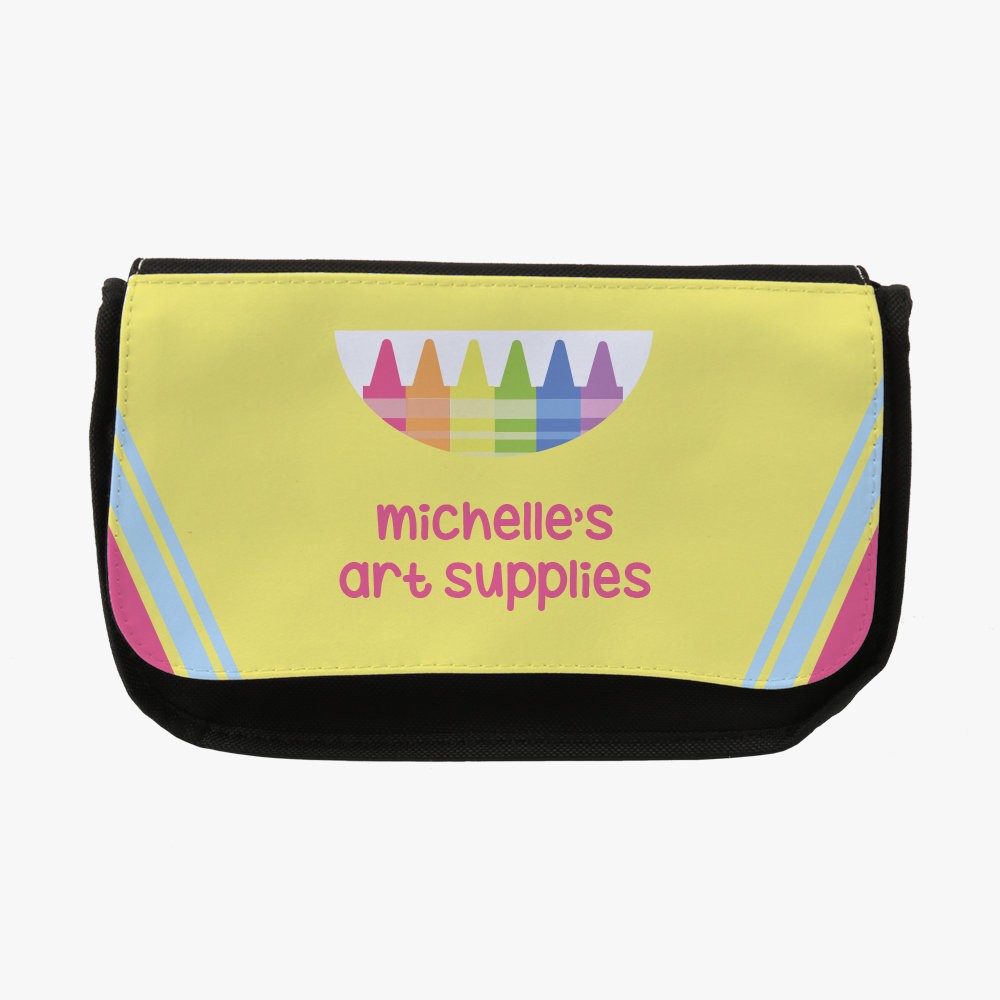 Personalized Crayon Pencil Case