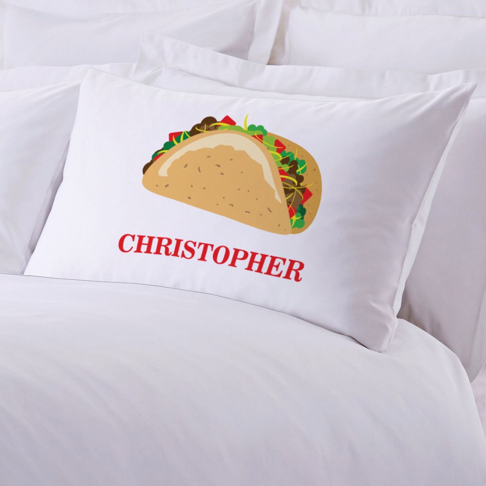 Personalized Taco Pillowcase