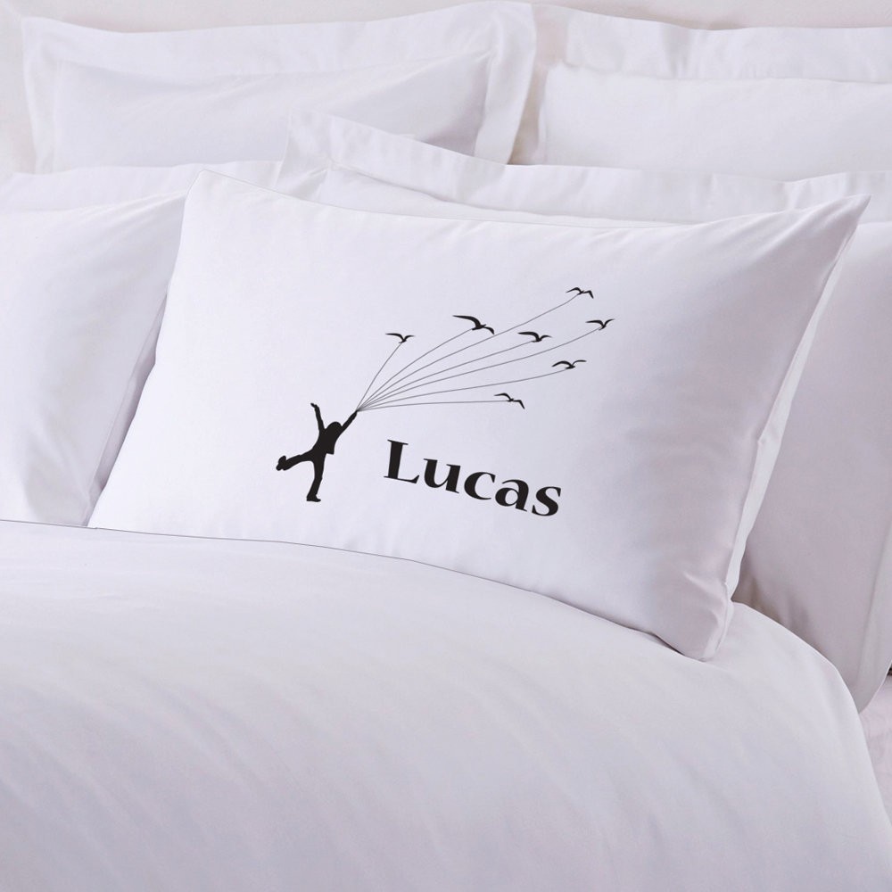 Personalized Flying With Kites Pillowcase