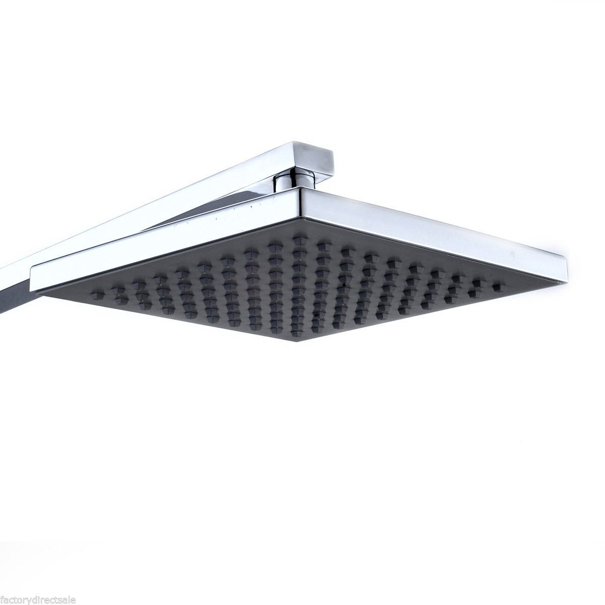 8 In. LED Rainfall Shower Head Arm Control Valve Handspray Shower Faucet Set