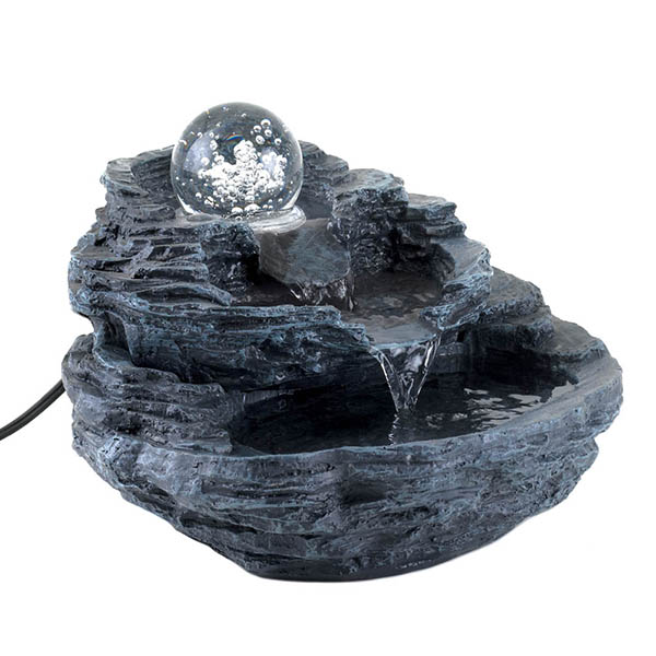 Rock Design Desk Fountain