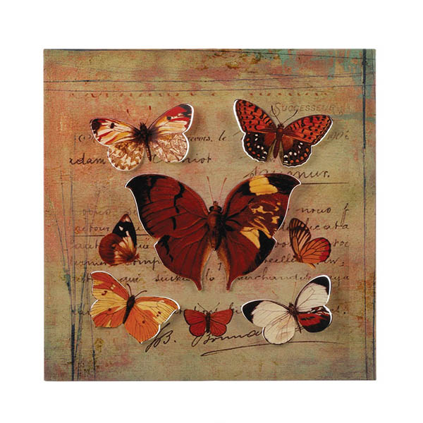 Butterfly Collage 3D Wall Art