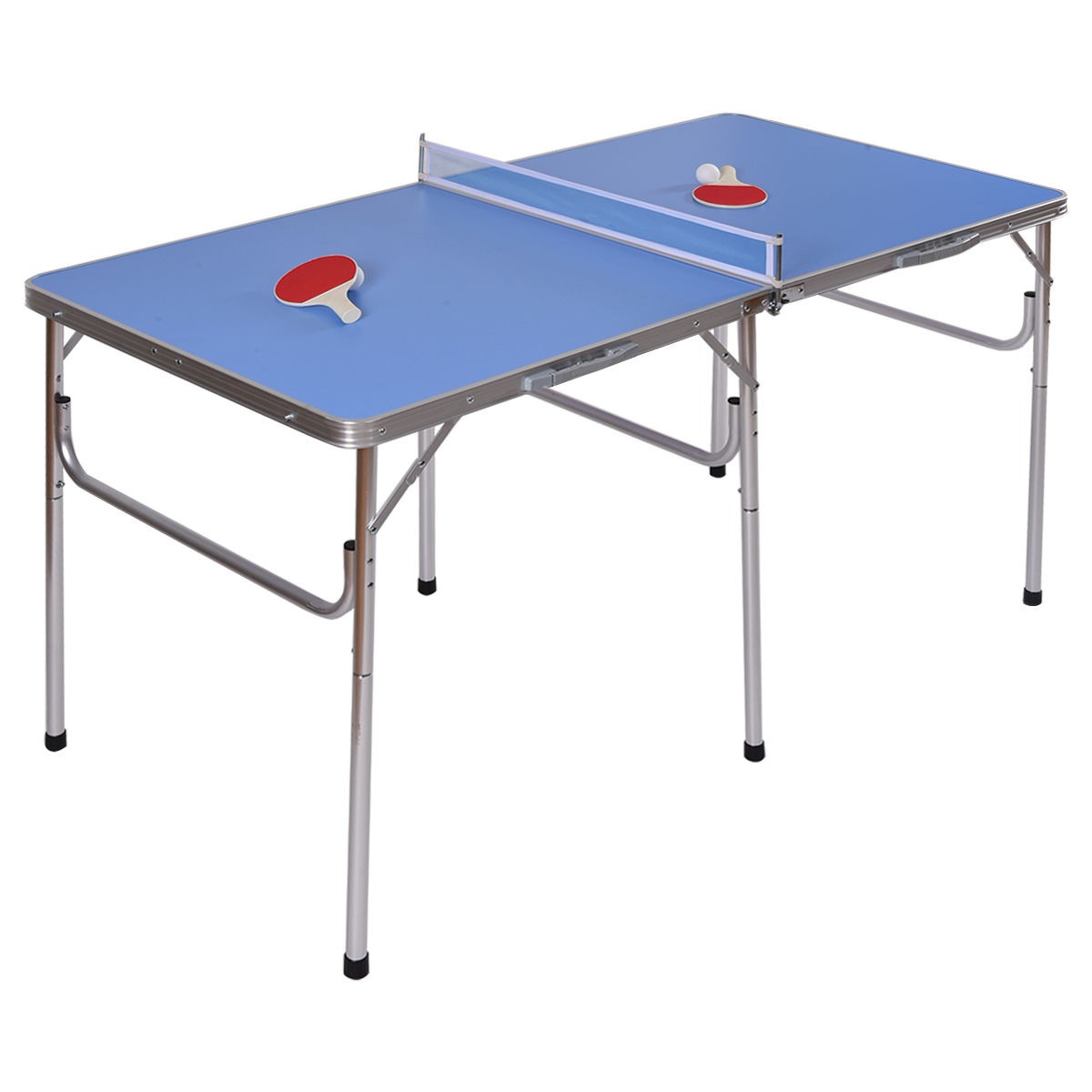 60 in. Portable Tennis Ping Pong Folding Table W / Accessories