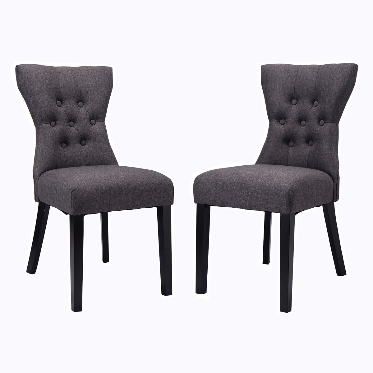 Set Of 2 Modern Elegant Dining Chairs