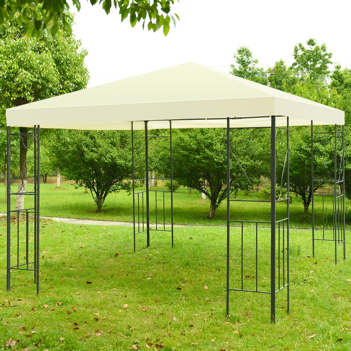 10 Ft. x 10 Ft. Patio Gazebo Canopy Tent Garden Shelter