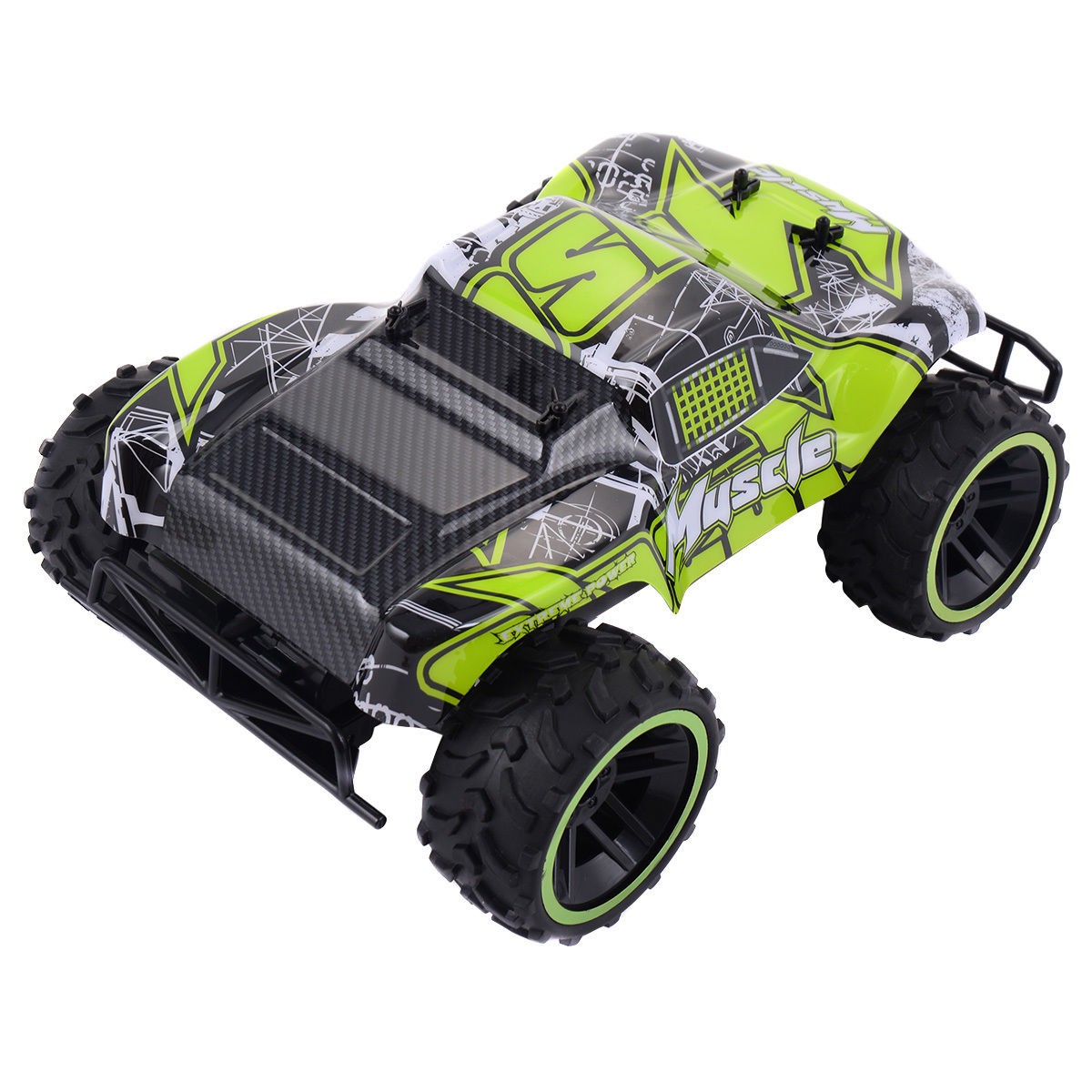 Green 1:12 2.4G RC Car Super High Speed Racing Car
