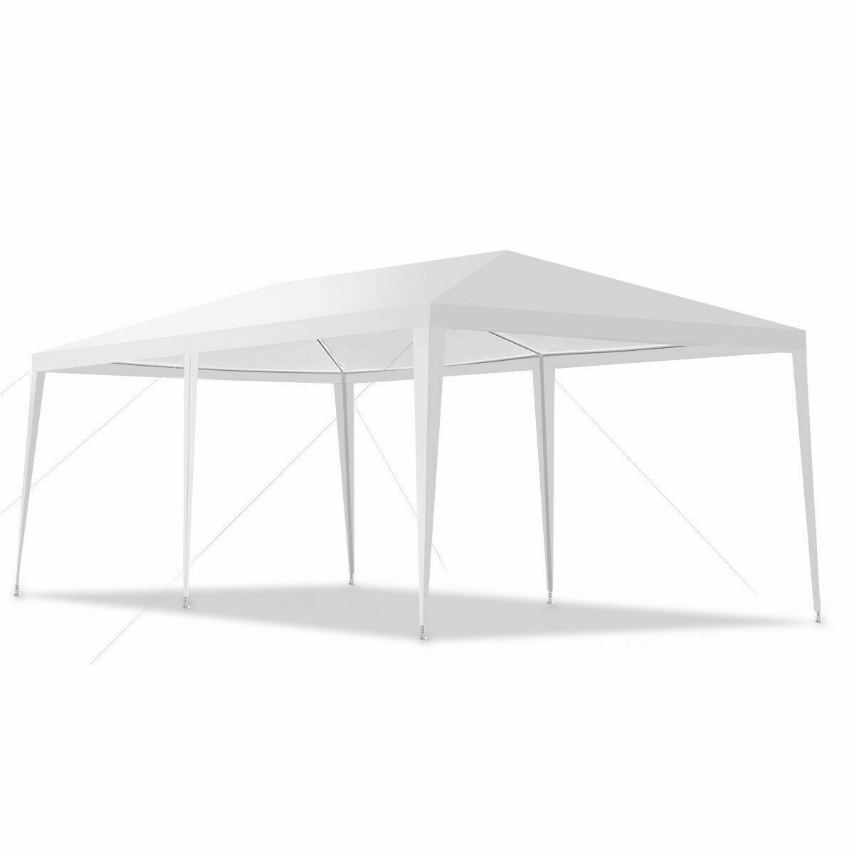 10 Ft. x 20 Ft. Canopy Tent Wedding Party Tent 6 Sidewalls With Carry Bag