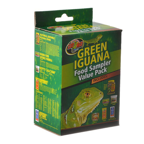 Zoo Med Green Iguana Foods Sampler Value Pack - Sampler Value Pack