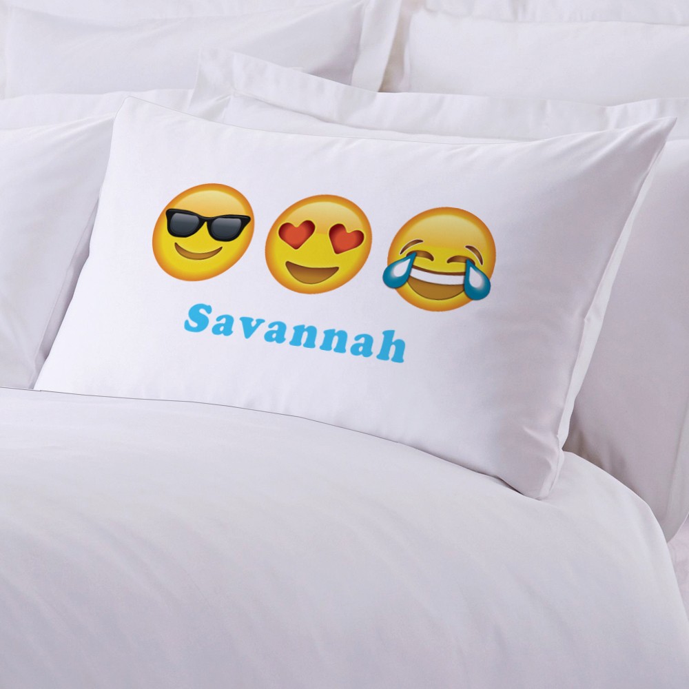 Cool Love Laugh Emoji Personalized Pillowcase