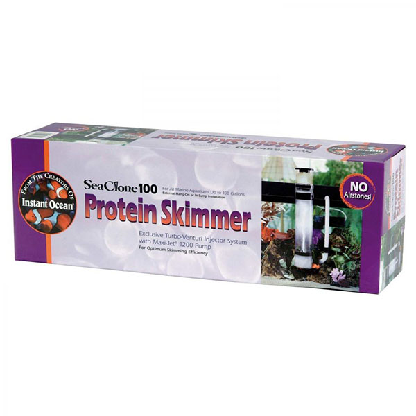 Instant Ocean Sea Clone Protein Skimmer - Sea Clone 100 - 3.5 in. Wide x 17.75 in. High - Up to 100 Gallons
