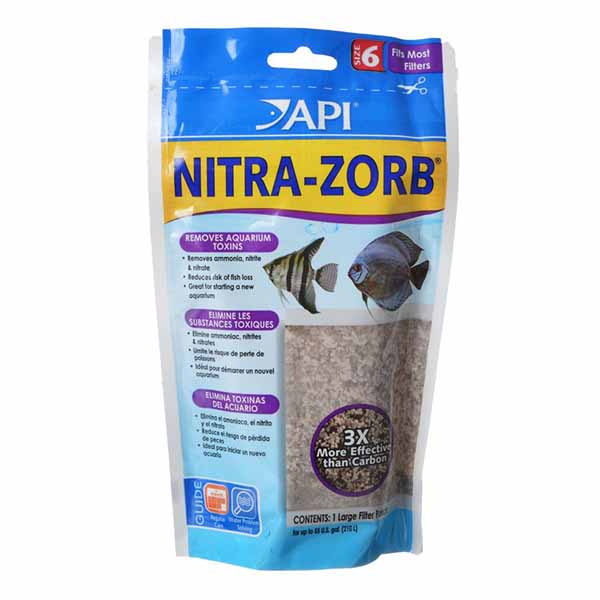 API Nitra-Zorb for API NexxFilter and Rena Smart filter - Size 6 - 7.4 oz - Treats 55 Gallons