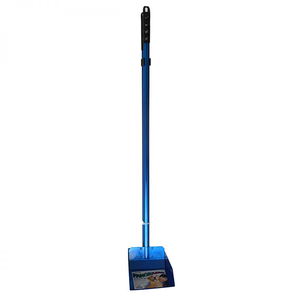 Flexrake Panorama Dog Scoop and Spade - Blue - Small - 3 in. Handle