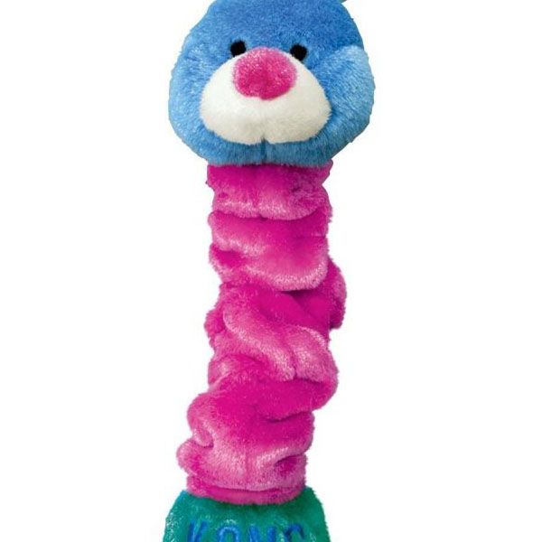 Kong Squiggles Plush Dog Pull Toy - Small - 8 in.-13 in. Long - 4 Pieces