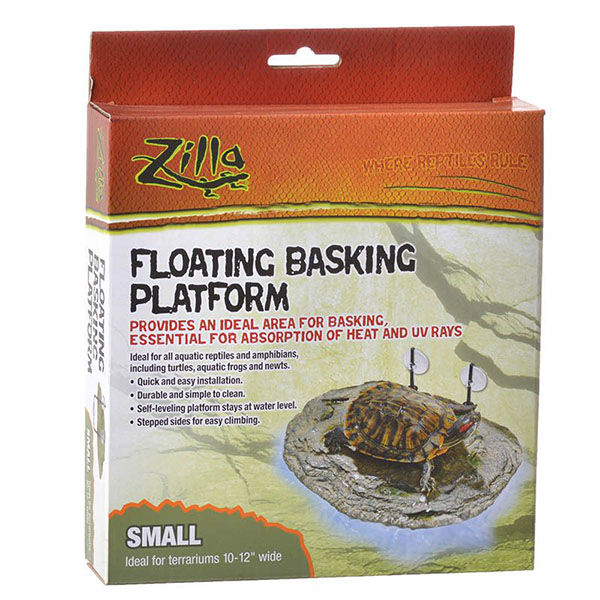 Zilla Floating Basking Platform - Small - For Terrariums 10 in. - 12 in. Wide