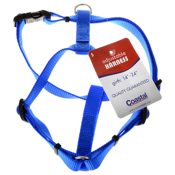 Tuff Collar Nylon Adjustable Harness - Purple - Small - Girth Size 14 in. - 24 in.