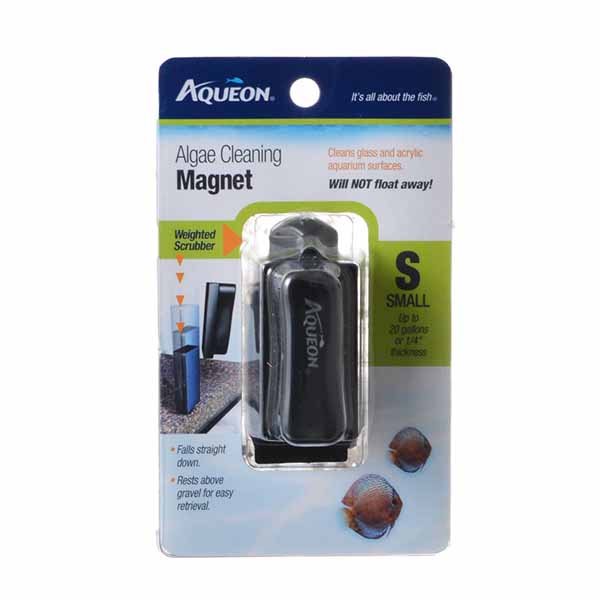 Aqueous Algae Cleaning Magnet - Small - Up to 20 Gallons or 1/4 in. Thickness - 2 Pieces