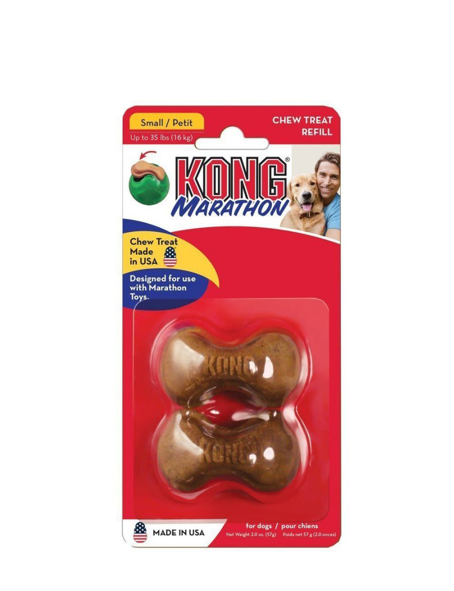 Kong Marathon Chew Treat Refills - Small - 2 Pack - Fits Small Kong Marathon Toys