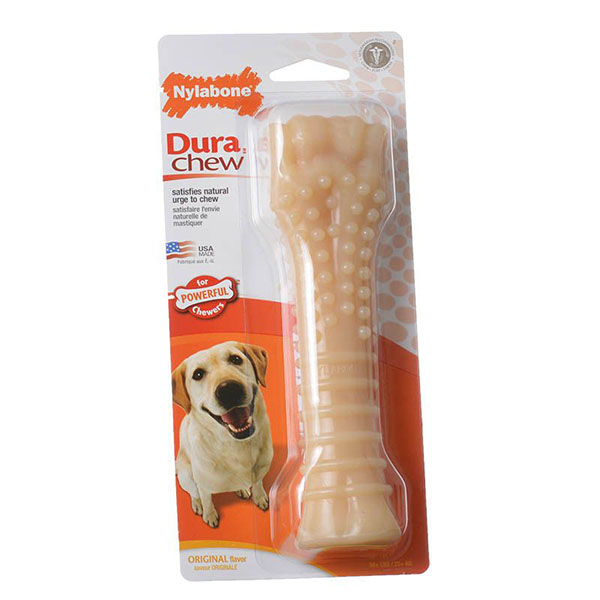 Nylabone Dura Chew Dog Bone - Original Flavor - Souper - 1 Pack - 2 Pieces