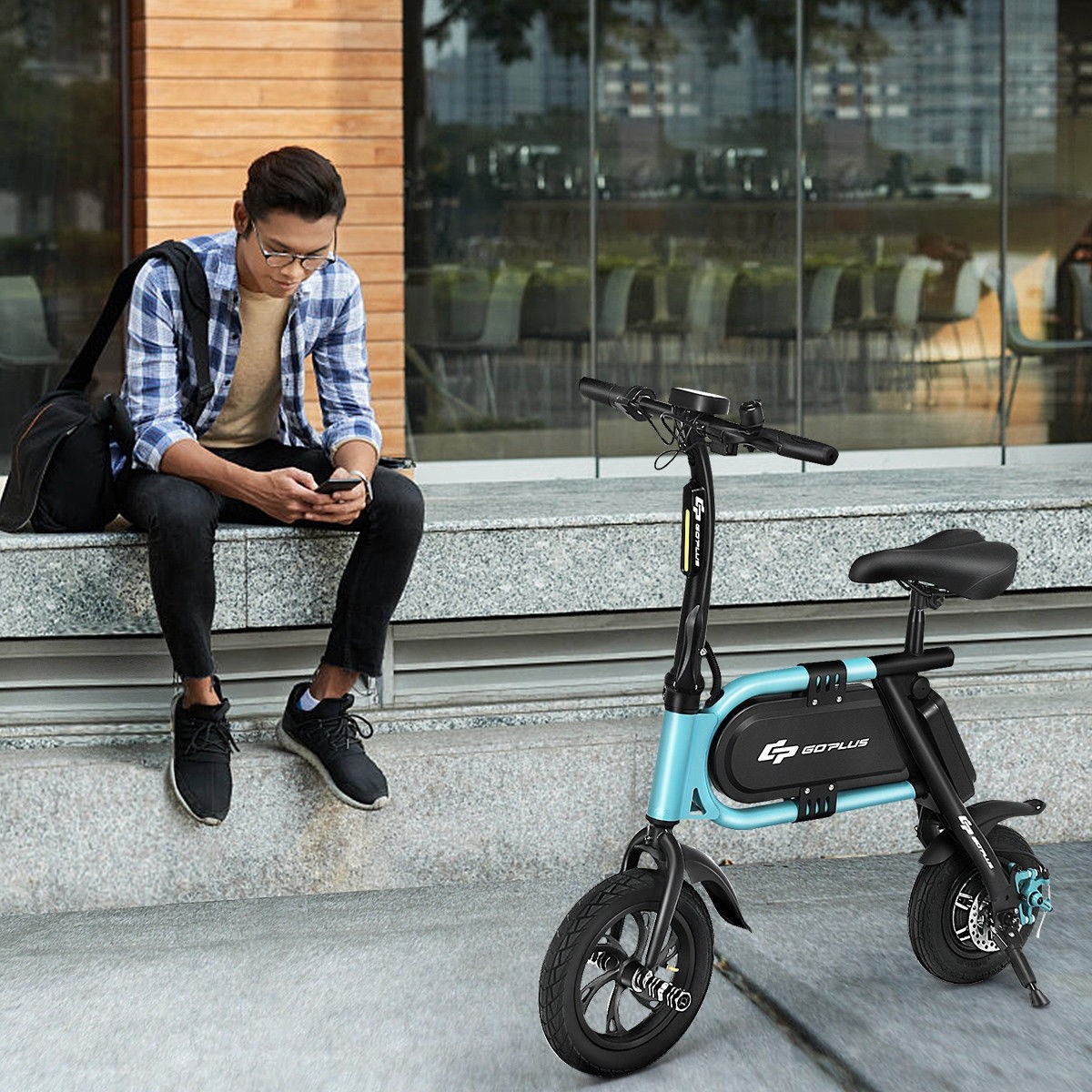 350 W High Speed Pedal-Free Folding Adult Electric Scooter