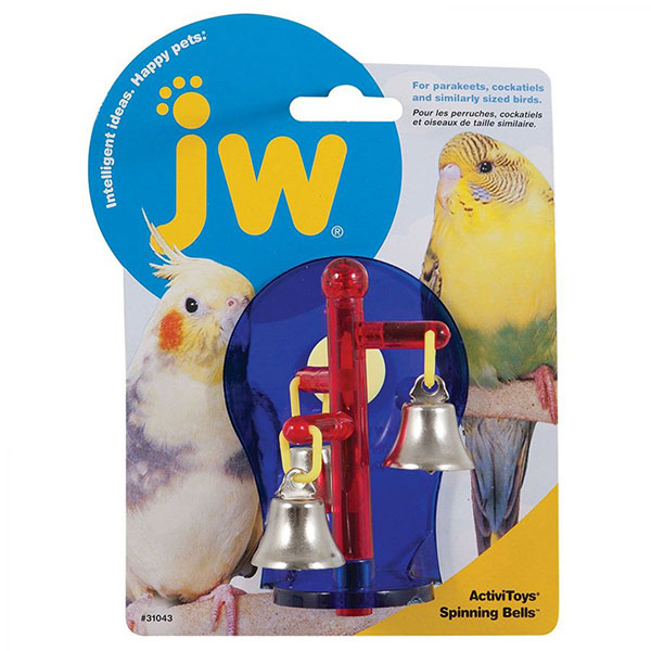 JW Insight Spinning Bells Bird Toy - Spinning Bells Bird Toy - 2 Pieces