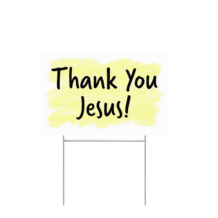 Christian - Thank You Jesus - Yellow