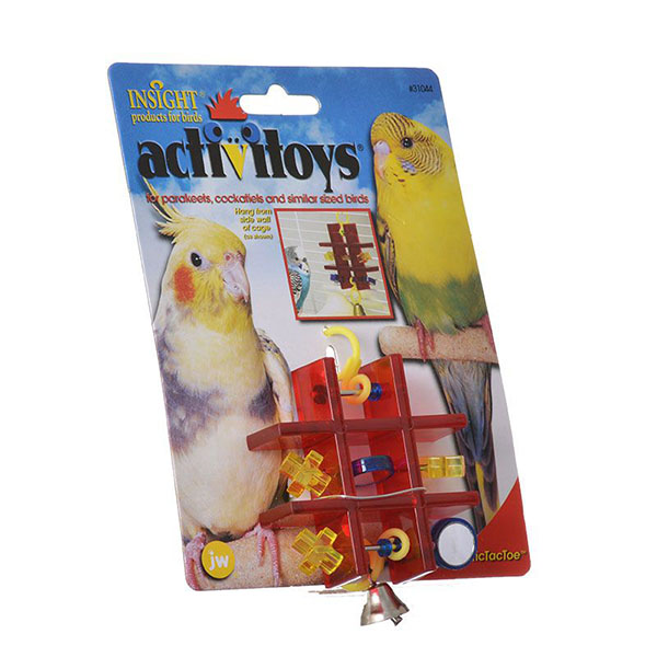 JW Insight Tic Tac Toe Bird Toy - Tic Tac Toe Bird Toy - 3 Pieces