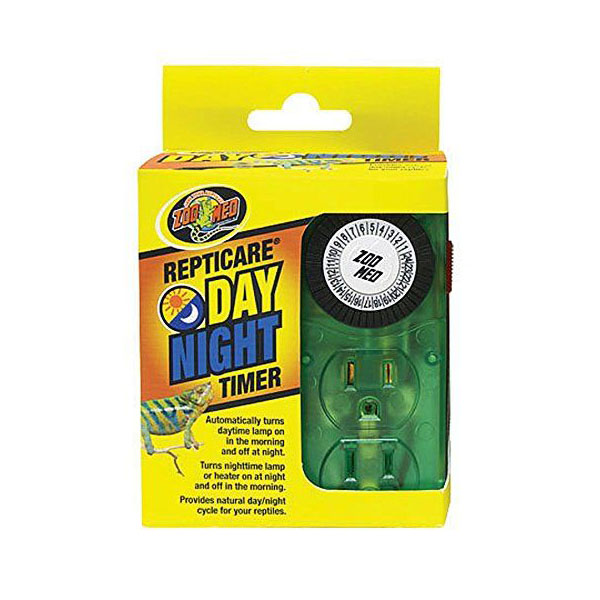 Zoo Med ReptiCare Day and Night Timer - Timer with 2 Sockets