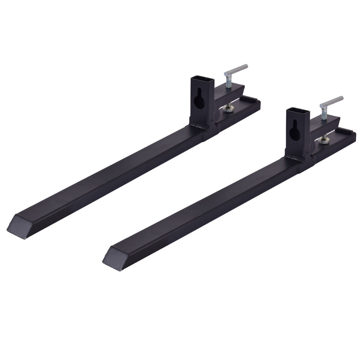 4000 lbs Capacity Clamp On Pallet Forks Skidsteer Tractor Chain