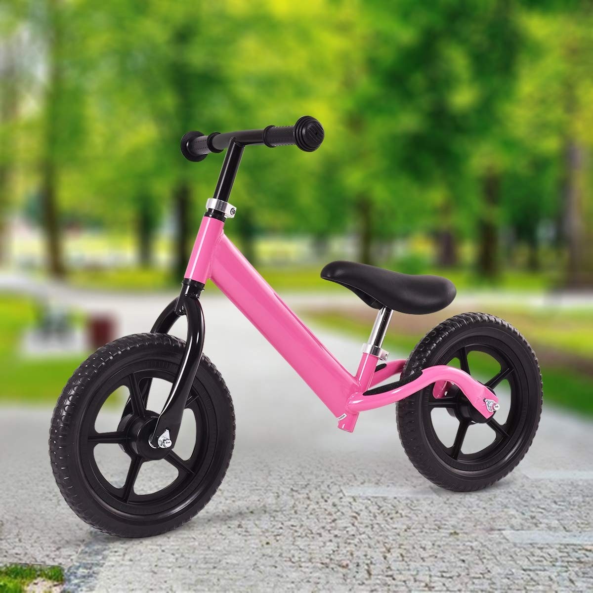 Pink 12 In. Balance Kids No - Pedal Learning Bicycle