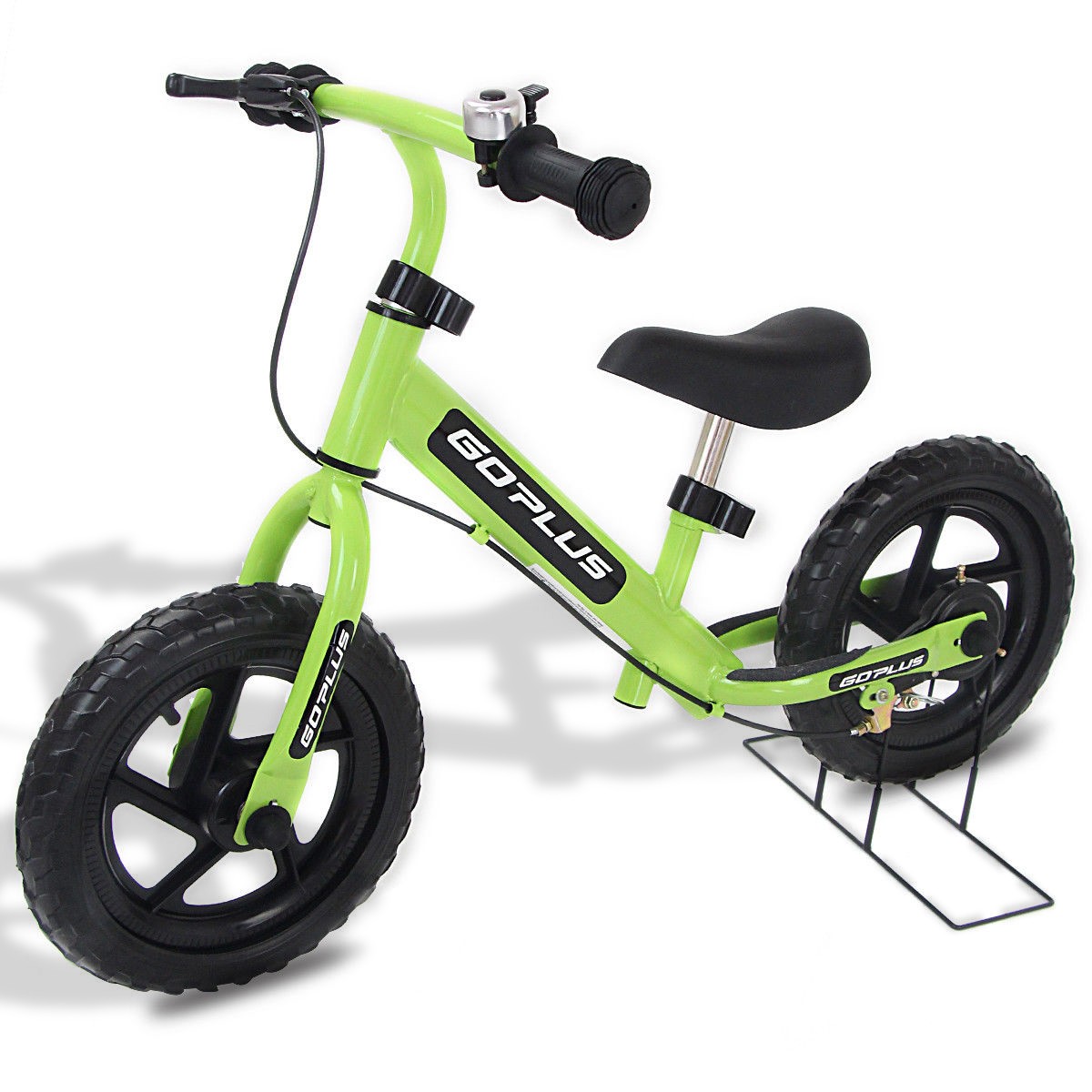 12 In. Four Colors Kids Balance Bike Scooter With Brakes And Bell
