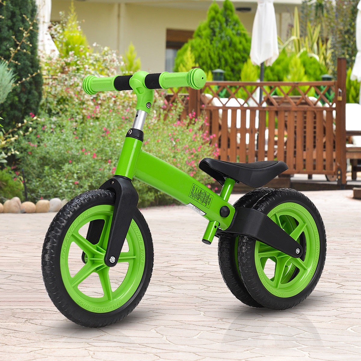Balance Bike Kids No-Pedal With Adjustable Seat 3 Wheels