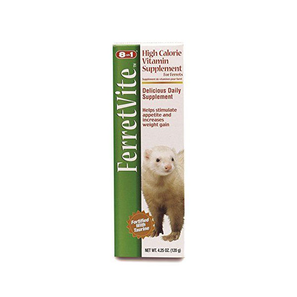 8 in 1 Pet Products Ferretvite High Calorie Vitamin Supplement - Vitamin Supplement - 2 Pieces