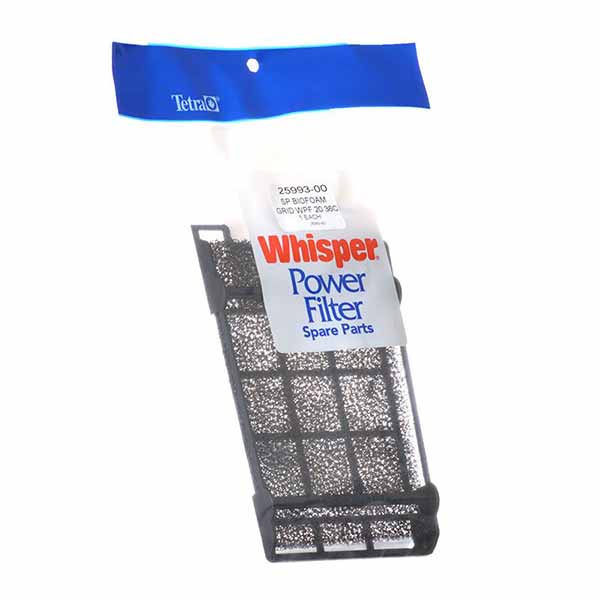 Tetra Whisper Bio Foam Grid Filter Replacement Kit - Whisper 20 Bio Foam Grid - 4 Pieces