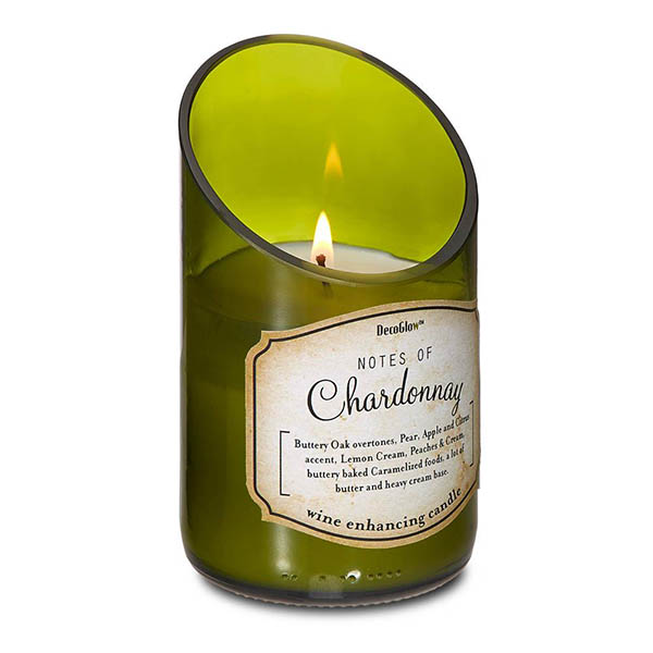 Wine Bottle Chardonnay Scented Candle