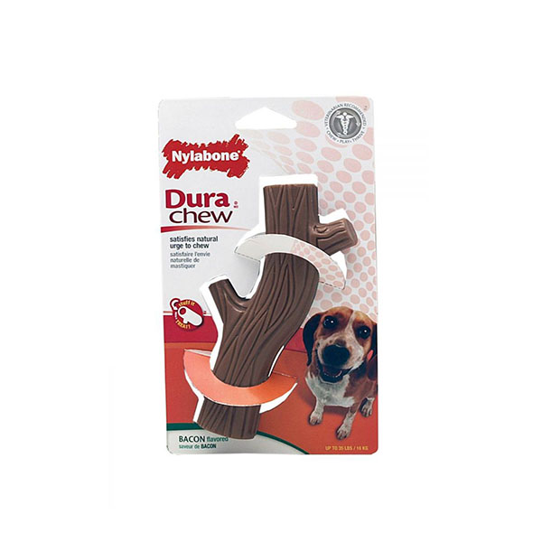 Nylabone Dura Chew Hollow Stick - Bacon Flavor - Wolf - 1 Pack - 2 Pieces