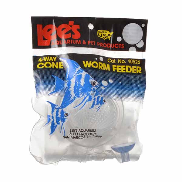 Lees 4-Way Cone Worm Feeder - Worm Feeder - 5 Pieces