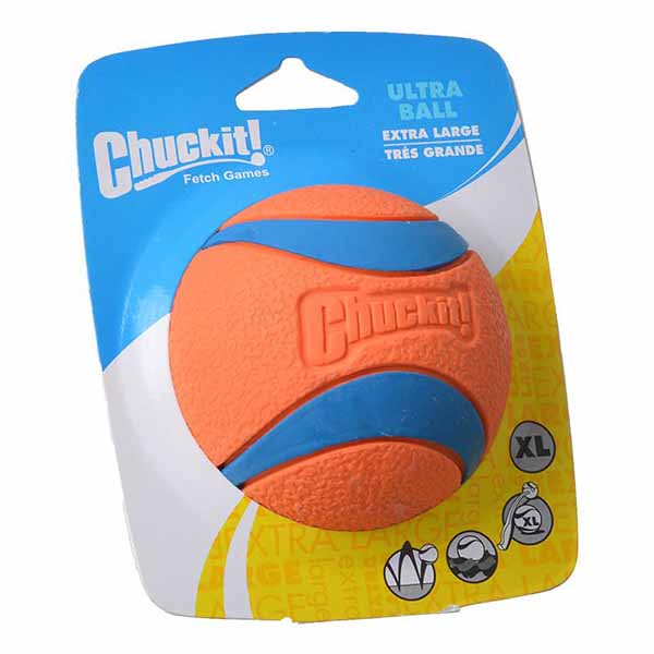 Chuckit Ultra Balls - X-Large - 1 Count - 3.5 in. Diameter - 2 Pieces