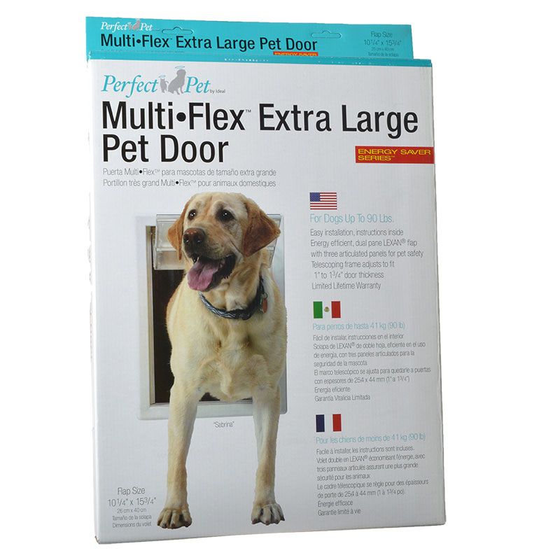 Perfect Pet Multiflex Pet Door - X-Large - 10.25W x 15.75H