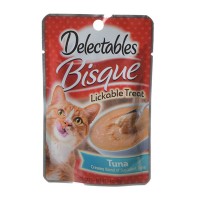 Hartz Delectable Bisque Lockable Cat Treats - Tuna - 1.4 oz - 10 Pieces