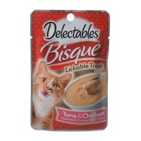 Hartz Delectable Bisque Likable Cat Treats - Tuna and Chicken - 1.4 oz - 10 Pieces