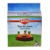 Kaytee Toss & Learn Carrot Game - 1 Pack - 4 Pieces - 2 Pieces
