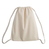 Promotional Cotton Drawstring Backpack - 2 Pieces