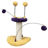 Pet Pals Cat Toy with Post - 10 in. L x 10 in. W x 10 in. H
