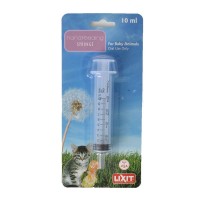 Lixit Hand Feeding Syringe for Baby Animals - 10 ml Hand Feeding Syringe - 4 Pieces
