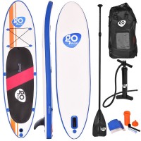 Goplus 10 Ft. Inflatable Standup Board With Adjustable Paddle